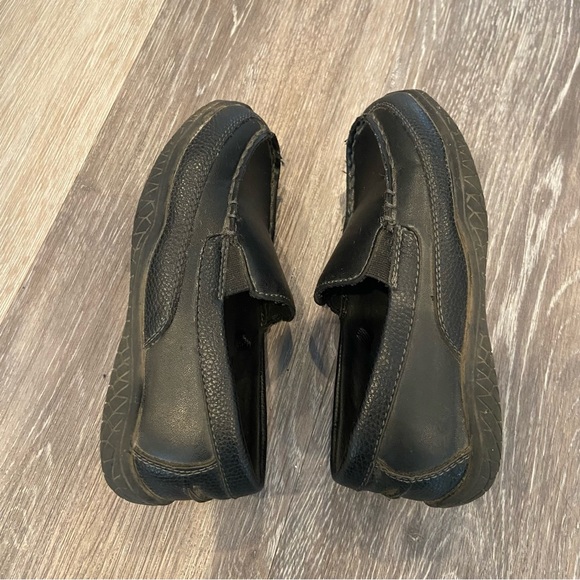 PERRY ELLIS Toddler Boys Black Faux Leather Loafers Size 12 - Picture 6 of 8